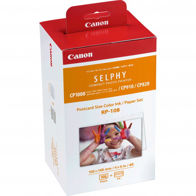 Canon RP-108 High-Capacity Color Ink/Paper Set PC