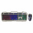 White Shark APACHE-2 billentyűzet USB QWERTZ Magyar Fekete, Szürke thumbnail