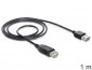 DeLock Extension cable EASY-USB 2.0 Type-A male > USB 2.0 Type-A female Black 1m thumbnail