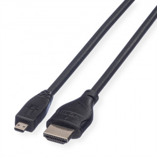 ROLINE kábel HDMI-Micro HDMI Ethernet 2m PC