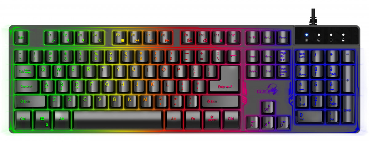 Genius Scorpion K8 fekete billentyűzet USB QWERTY (magyar) PC