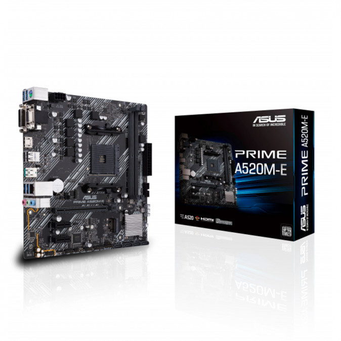 ASUS PRIME A520M-E AM4 foglalat Micro ATX AMD A520 PC