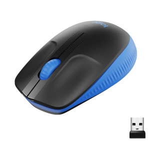 Logitech M190 egér Kétkezes Vezeték nélküli RF Optikai 1000 DPI - Kék PC