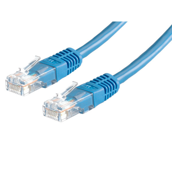 Roline CAT5e UTP patch kábel 5m kék PC