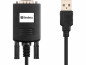 Sandberg Kábel Átalakító - USB to Serial Link (fekete; USB bemenet - RS232 9pin kimenet; 30cm) thumbnail
