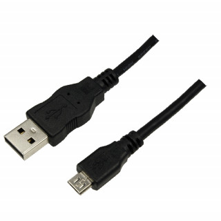 Logilink CU0034 USB2.0 A male -> microUSB male 1,8m Black PC