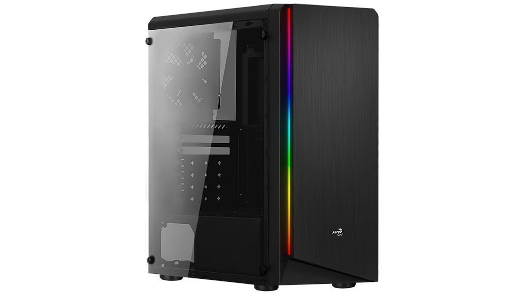 AeroCool Rift TG RGB (Akril Ablak) - Fekete PC