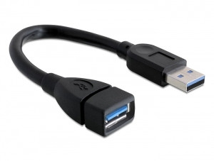 DeLock Extension cable USB 3.0 A-A 15 cm male / female PC