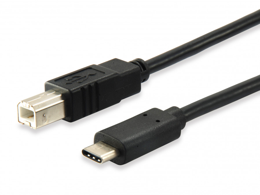 Equip Átalakító Kábel - 12888207 (USB Type-C -> USB-B 2.0 kábel, apa/apa, 1m) PC