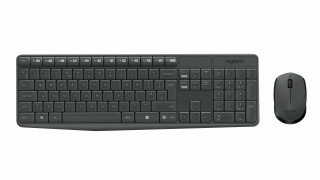 Logitech MK235 billentyűzet Vezeték nélküli RF QWERTZ Német Szürke PC