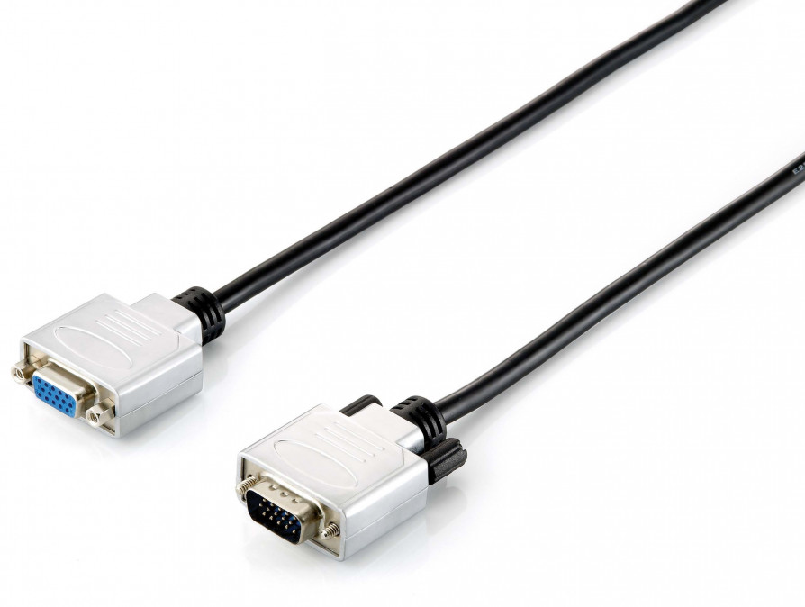 Equip VGA - VGA (Apa-Anya) Duplán érnyékolt 1.8m - Monitor hosszabbító kábel PC