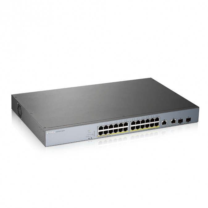 ZyXEL GS1350-26HP 24-port GbE Smart Managed PoE Switch with GbE Uplink PC