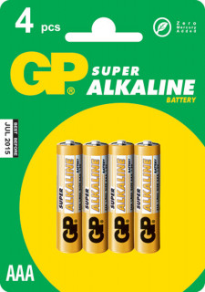 GP Super alkáli 24A 4db/blister mikro ceruza (AAA) elem PC