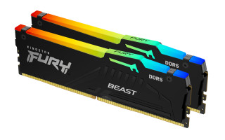 Kingston 32GB DDR5 6000MHz Kit(2x16GB) Fury Beast RGB Black PC