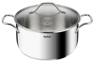 Tefal B8644674 Intuition 24cm rozsdamentes acél lábas és fedő szett Otthon