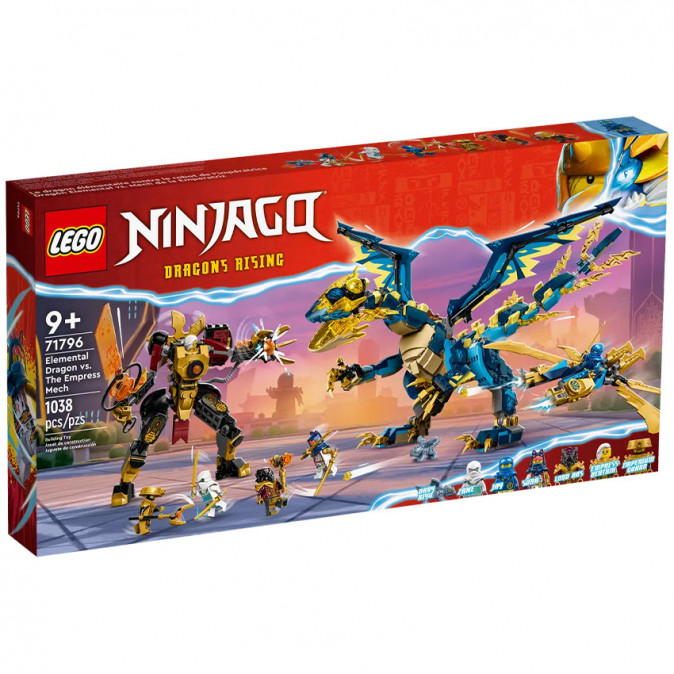LEGO NINJAGO Elemi sárkányok vs. A császárnő robotja (71796) Játék