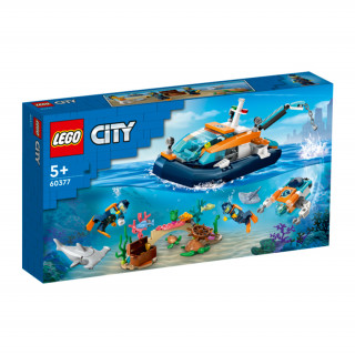 LEGO City  Felfedező búvárhajó (60377) Játék