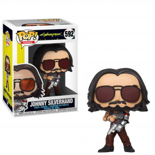 Funko Pop! #592 Games: Cyberpunk 2077 (Johnny Silverhand GITD) POP! Vinyl Figura Ajándéktárgyak