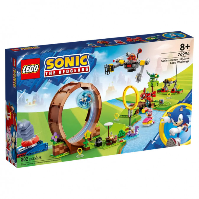 LEGO Sonic the Hedgehog: Sonic Green Hill Zone hurok kihívása (76994) Játék