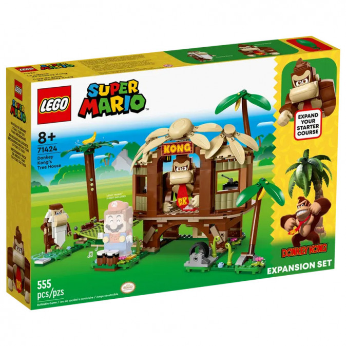 LEGO Super Mario: Donkey Kong lombháza kiegészítő szett (71424) Játék
