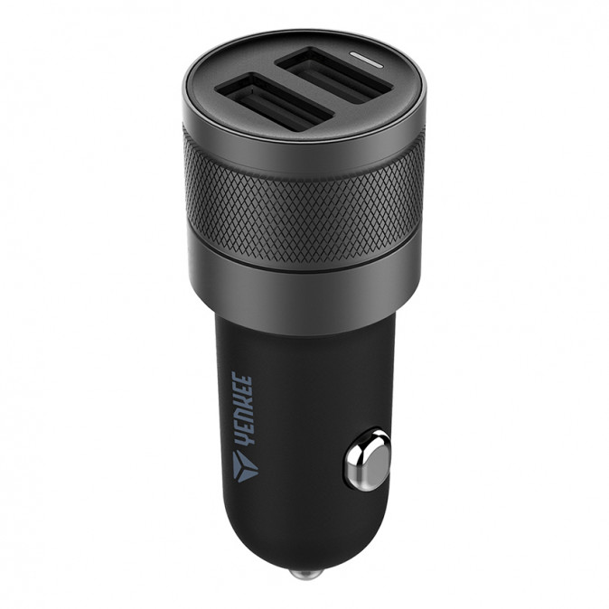 YENKEE YAC 2048BK USB autós töltő 4.8A  Mobil