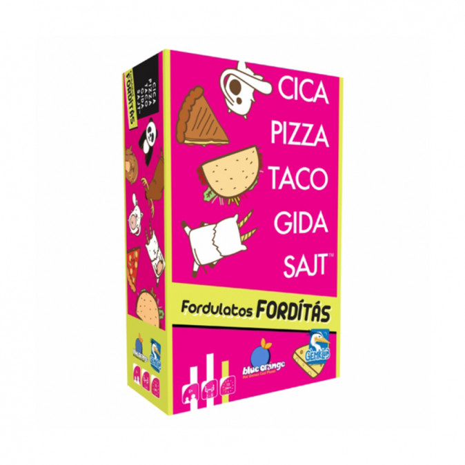 Cica, pizza, taco, gida, sajt - Fordulatos fordítás Játék
