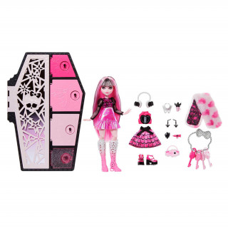 Monster High Doll - Szörnyen jó barátok titkai: Rémbuli - Draculaura (HNF73) Játék