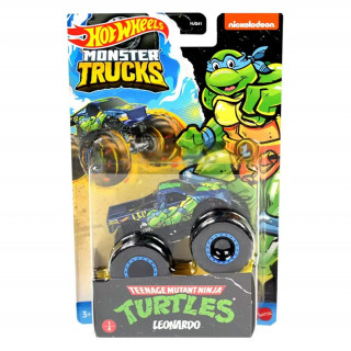 Hot Wheels Monster Trucks - Tini Nindzsa Teknőcök - Leonardo (HJG41-HKM24) Játék