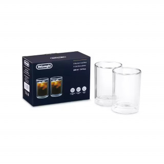 DeLonghi DLSC324 Cold Brew üvegpohár 2 db, 220 ml Otthon