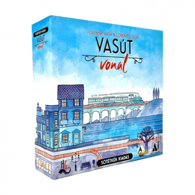 Vasútvonal - Sötétkék kiadás társasjáték Játék