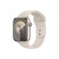 Apple Watch Series 9 GPS + Cellular – 45 mm-es csillagfény alumíniumtok, csillagfény sportszíj - M/L thumbnail