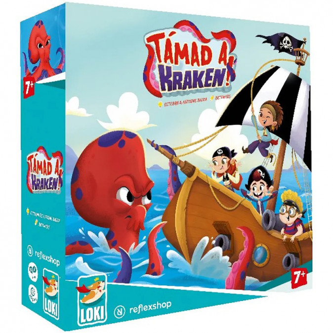 Támad a kraken! társasjáték Játék