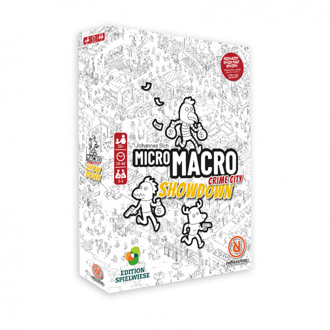 MicroMacro: Crime City - Showdown társasjáték Játék