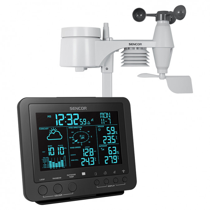 SENCOR SWS 9700 Meterológiai állomás Otthon