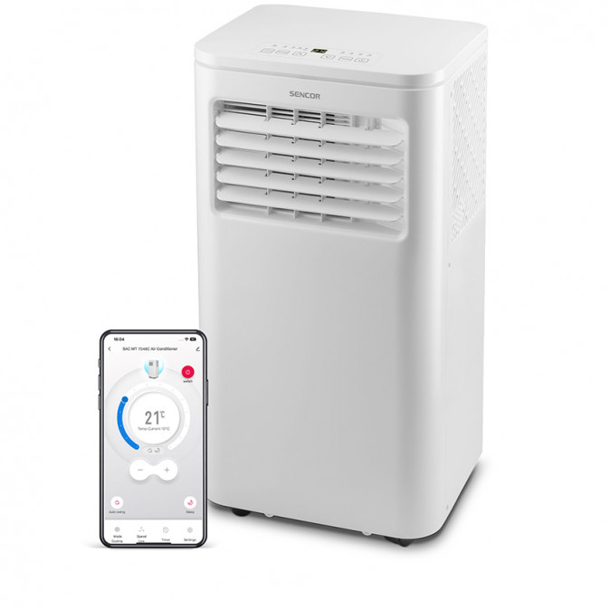 SENCOR SAC MT7048C Mobilklíma Wi-Fi (7000BTU) Otthon