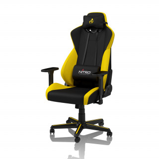 Nitro Concepts S300 Astral Yellow - Fekete/Sárga (NC-S300-BY)  (Bontott) PC