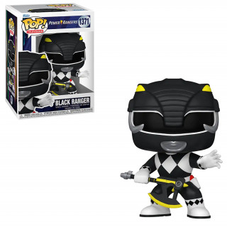 Funko Pop! #1371 Television: Power Rangers - Black Ranger Vinyl Figura Ajándéktárgyak