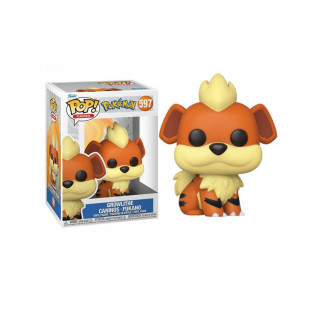 Funko Pop! #597 Games: Pokemon - Growlithe Caninos Fukano Vinyl Figura Ajándéktárgyak