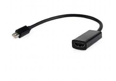 Gembird Displayport mini -> HDMI M/F adapter 0.2m fekete PC