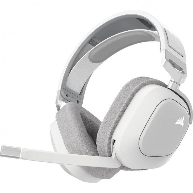 CORSAIR HS80 MAX vezeték nélküli fejhallgató, fehér (CA-9011296-EU) PC