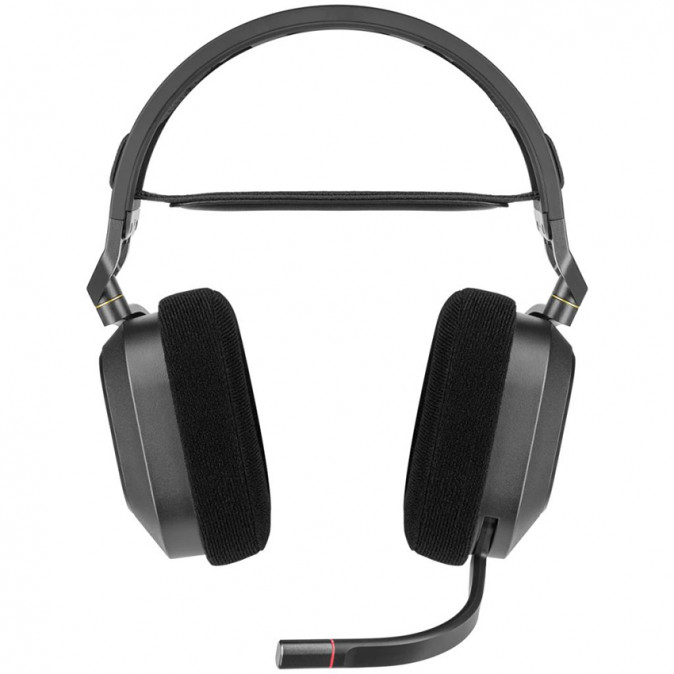 CORSAIR HS80 RGB vezeték nélküli 7.1 Gaming fejhallgató, Carbon (CA-9011235-EU) PC