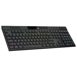 Corsair K100 AIR billentyűzet USB + RF Wireless + Bluetooth QWERTY Angol Fekete (CH-913A01U-NA) PC