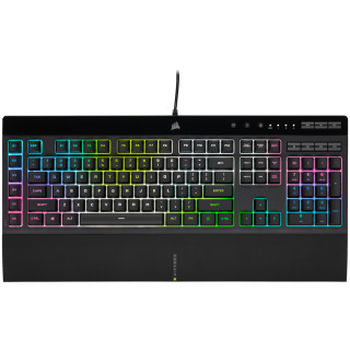 Corsair K55 RGB PRO XT billentyűzet USB QWERTY Angol Fekete (CH-9226715-NA) PC