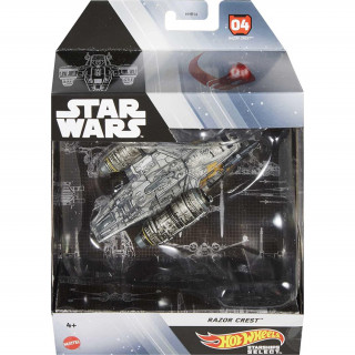 Hot Wheels - Star Wars Starships Select Razor Crest (HHR14/HHR18) Játék