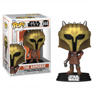 Funko Pop! Disney Star Wars: The Mandalorian - The Amorer #668 Bobble-Head Vinyl Figura Ajándéktárgyak