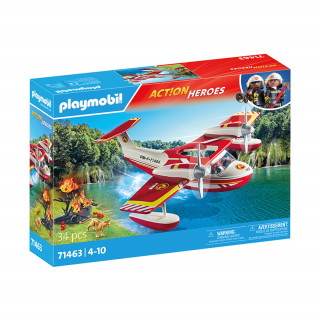 Playmobil - Tűzoltórepülő oltófunkcióval (71463) Játék