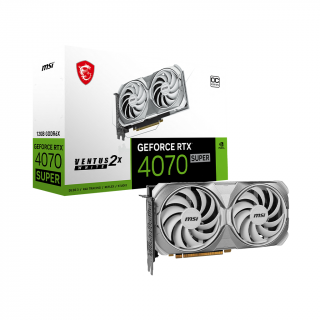 MSI GeForce RTX 4070 SUPER 12G Ventus 2X White OC 12GB GDDR6X (V513-642R) PC