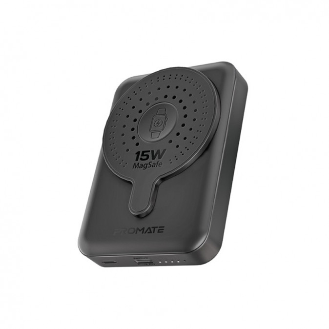 Promate Akkubank - POWERMAG DUO 10000mAh (POWERMAG-DUO.BLACK) Mobil
