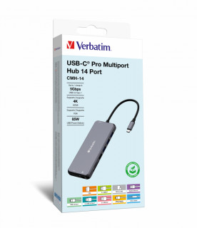 Verbatim USB-C Pro Multiport Hub CMH-14 (32154) PC