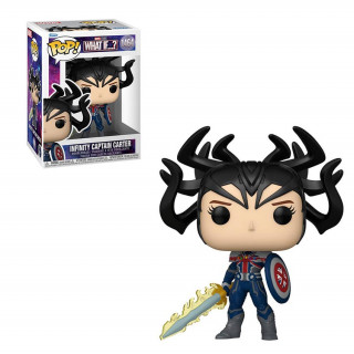 Funko Pop! #1464 Marvel: What if...? - Infinity Captain Carter Vinyl Figura Ajándéktárgyak